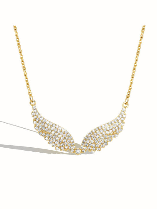 ZULEIKA | GOLD ANGEL WING NECKLACE - Gold