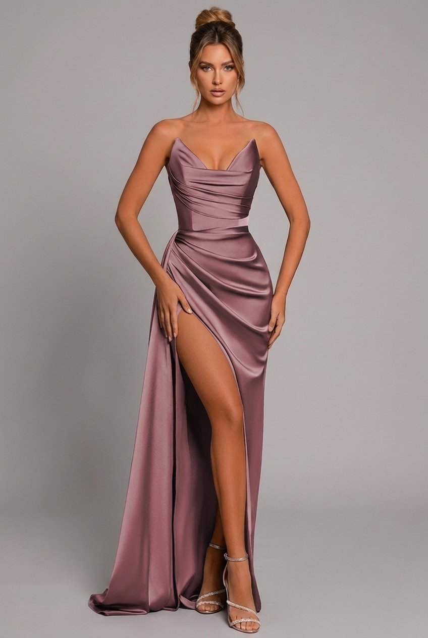 MEGAN | MAXI DRESS - Rose