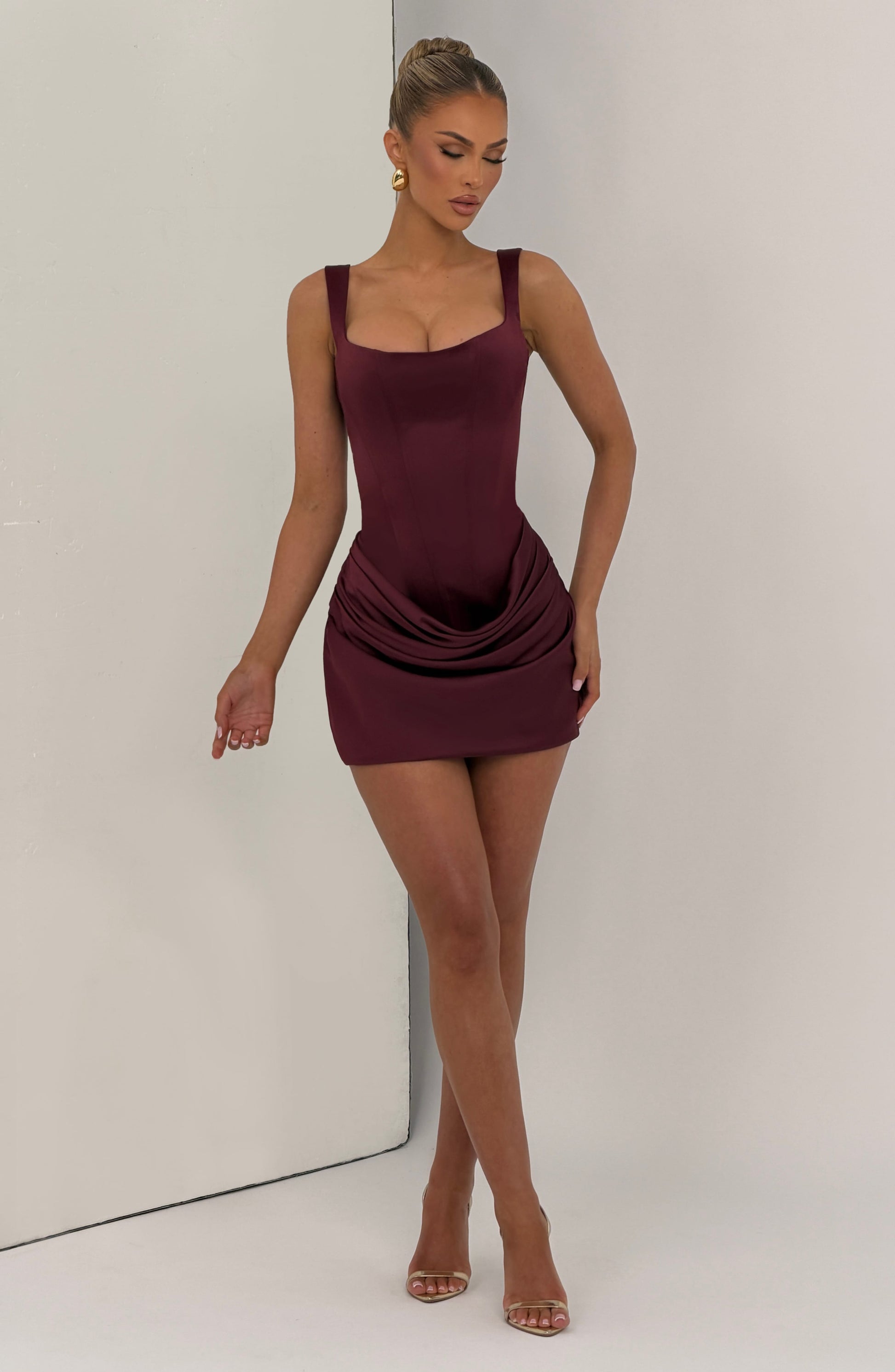 SYLVIA | LINE MINI DRESS