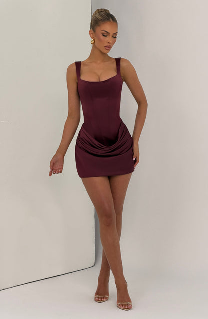 SYLVIA | LINE MINI DRESS