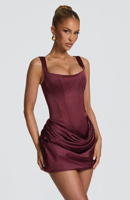 SYLVIA | LINE MINI DRESS