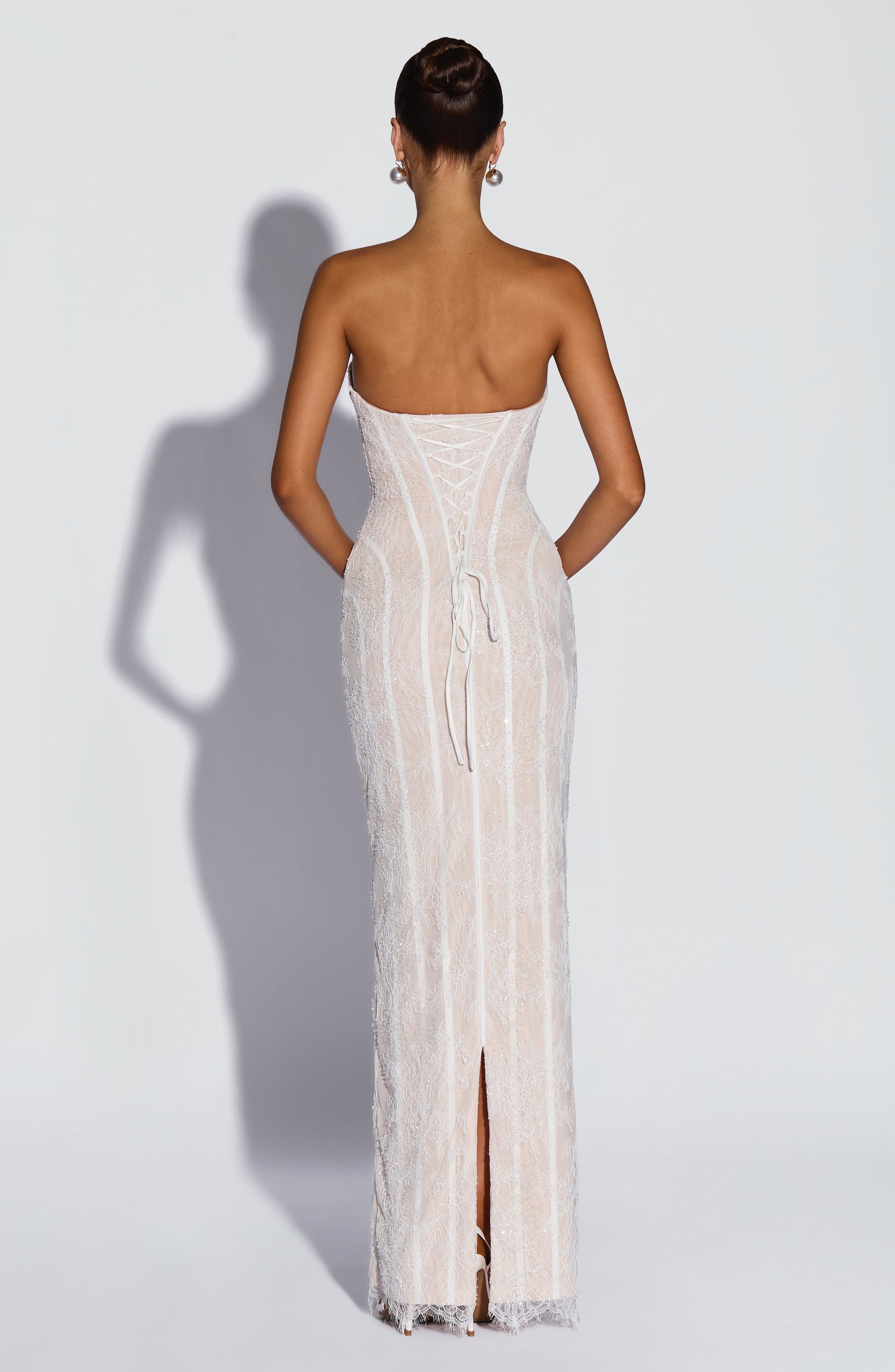 TALIA | FLORAL SATIN MAXI DRESS