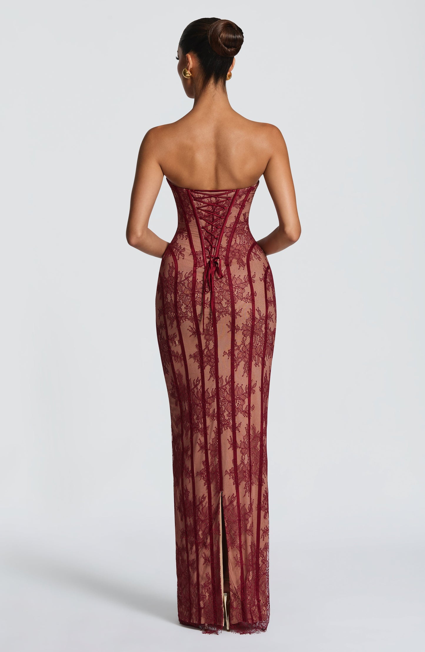 TALIA | FLORAL SATIN MAXI DRESS