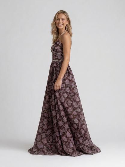 CAMILA | FLORAL TIERED MAXI DRESS