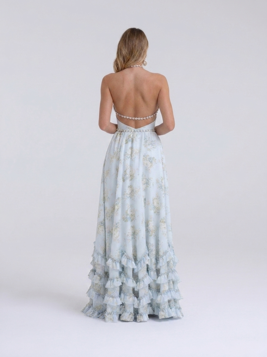 CAMILA | FLORAL TIERED MAXI DRESS