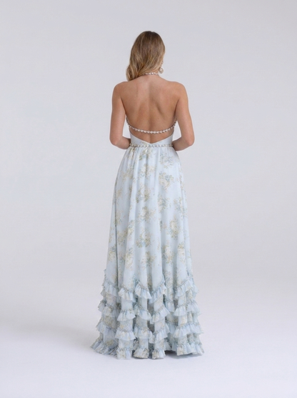 CAMILA | FLORAL TIERED MAXI DRESS