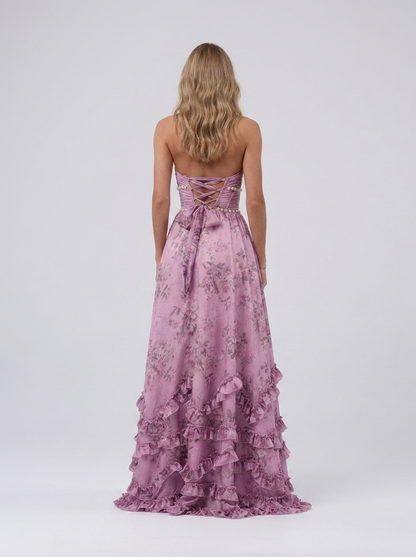 CAMILA | FLORAL TIERED MAXI DRESS