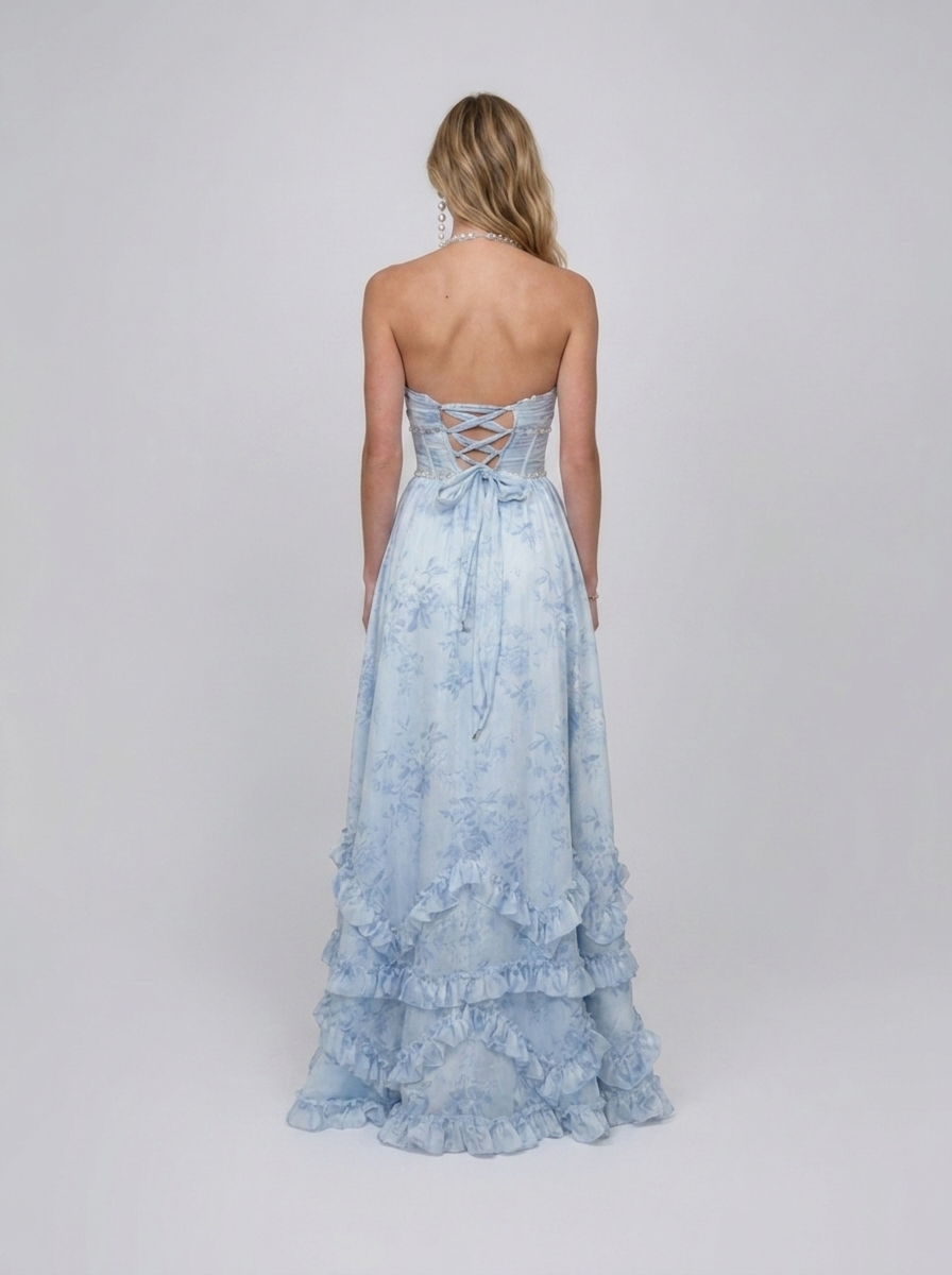 CAMILA | FLORAL TIERED MAXI DRESS