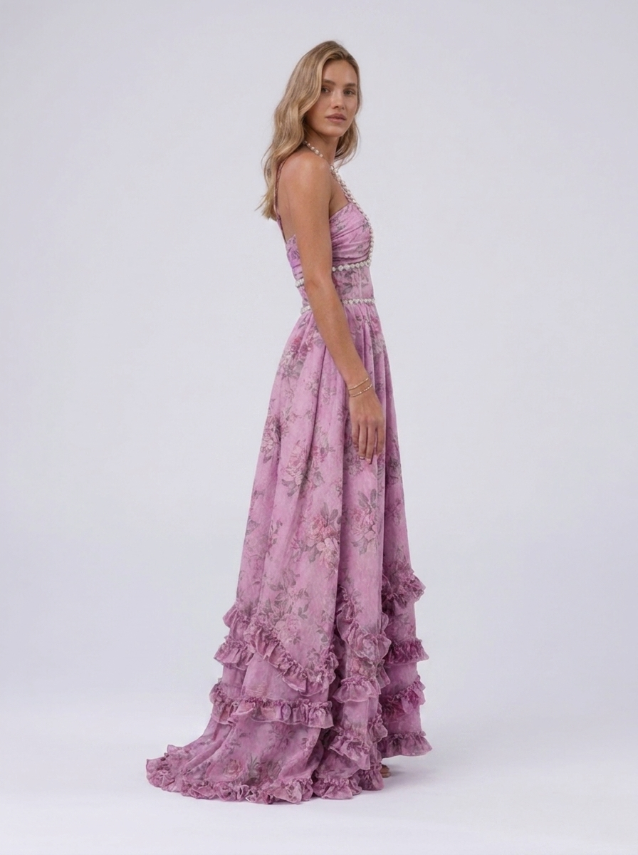 CAMILA | FLORAL TIERED MAXI DRESS