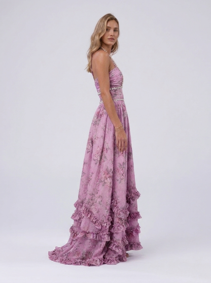 CAMILA | FLORAL TIERED MAXI DRESS