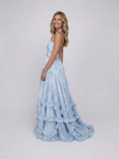 CAMILA | FLORAL TIERED MAXI DRESS