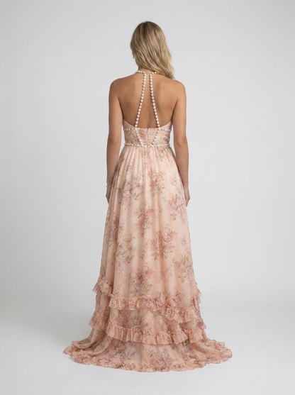 CAMILA | FLORAL TIERED MAXI DRESS