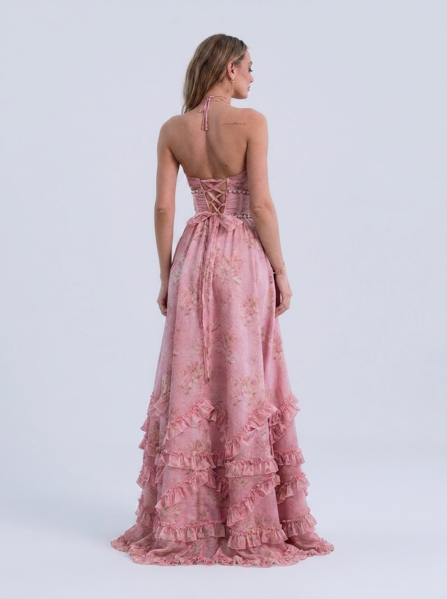 CAMILA | FLORAL TIERED MAXI DRESS
