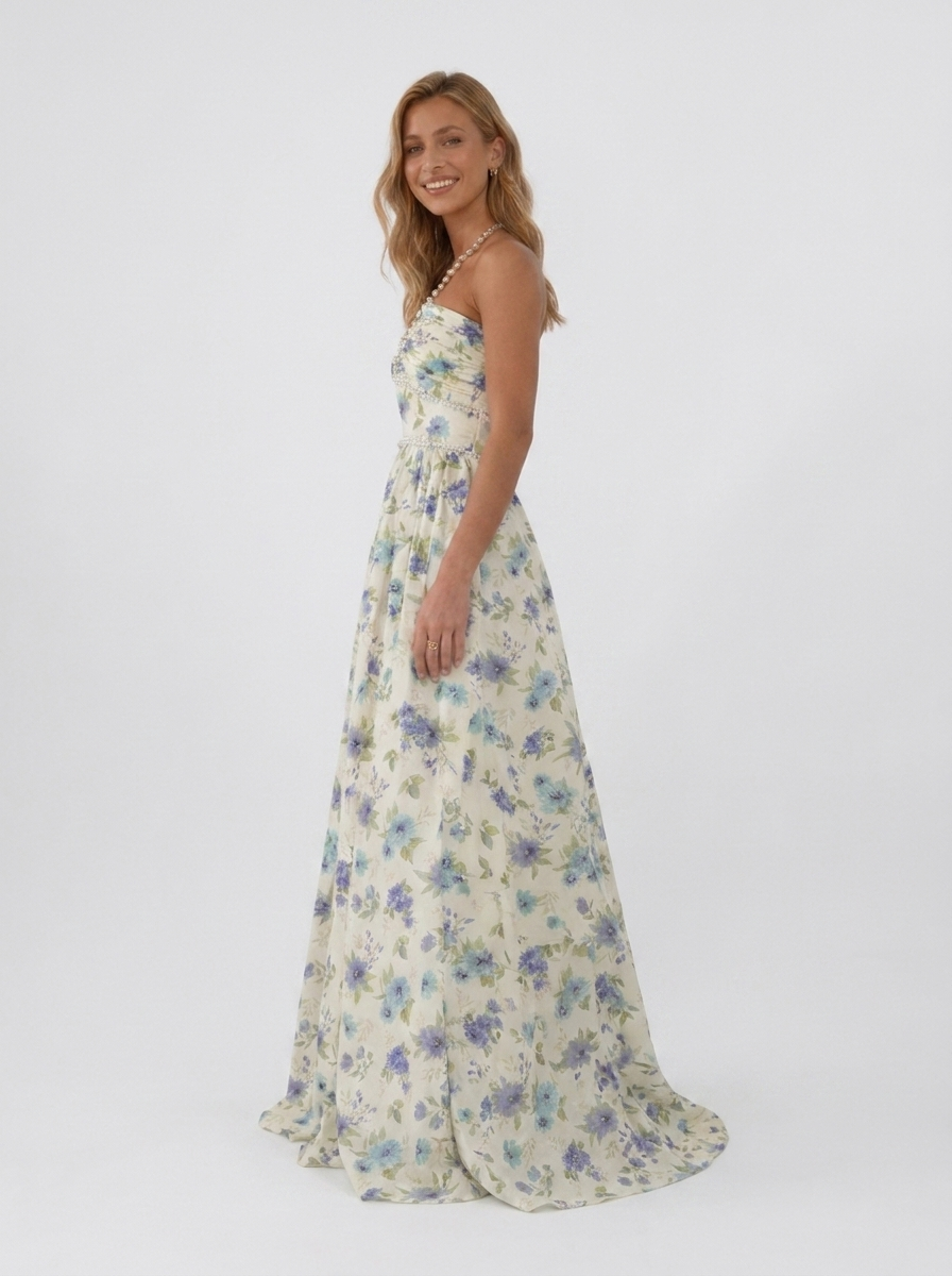 CAMILA | FLORAL TIERED MAXI DRESS