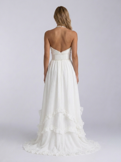 CAMILA | FLORAL TIERED MAXI DRESS