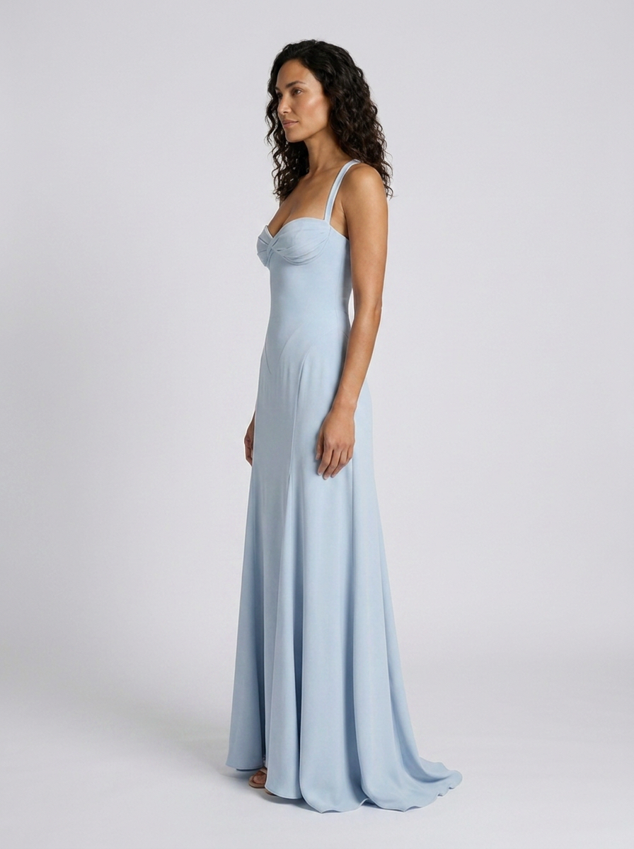 YARA | SATIN SWEETHEART MAXI DRESS