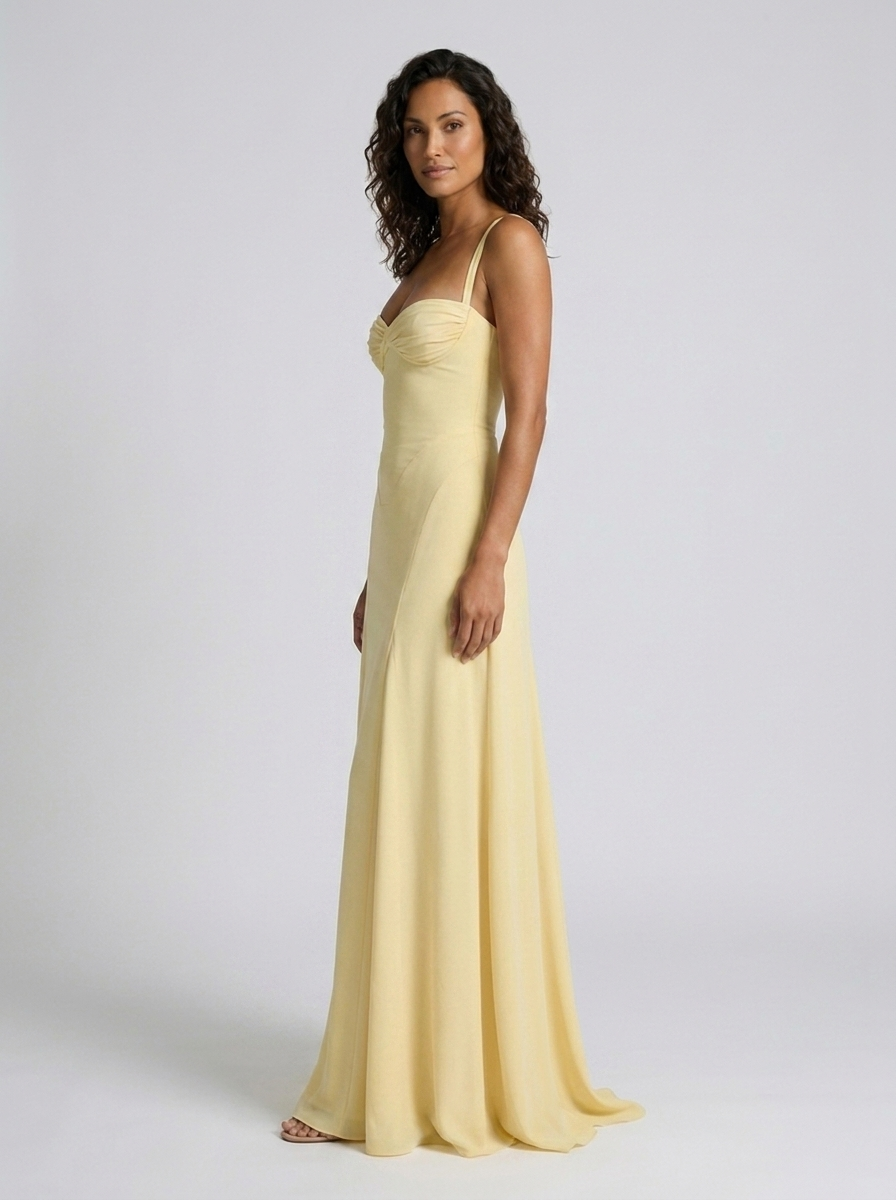 YARA | SATIN SWEETHEART MAXI DRESS