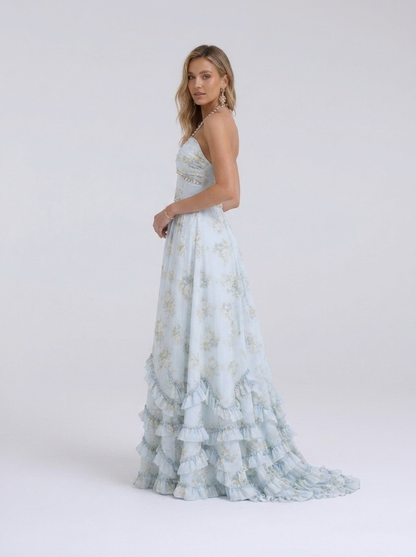 CAMILA | FLORAL TIERED MAXI DRESS