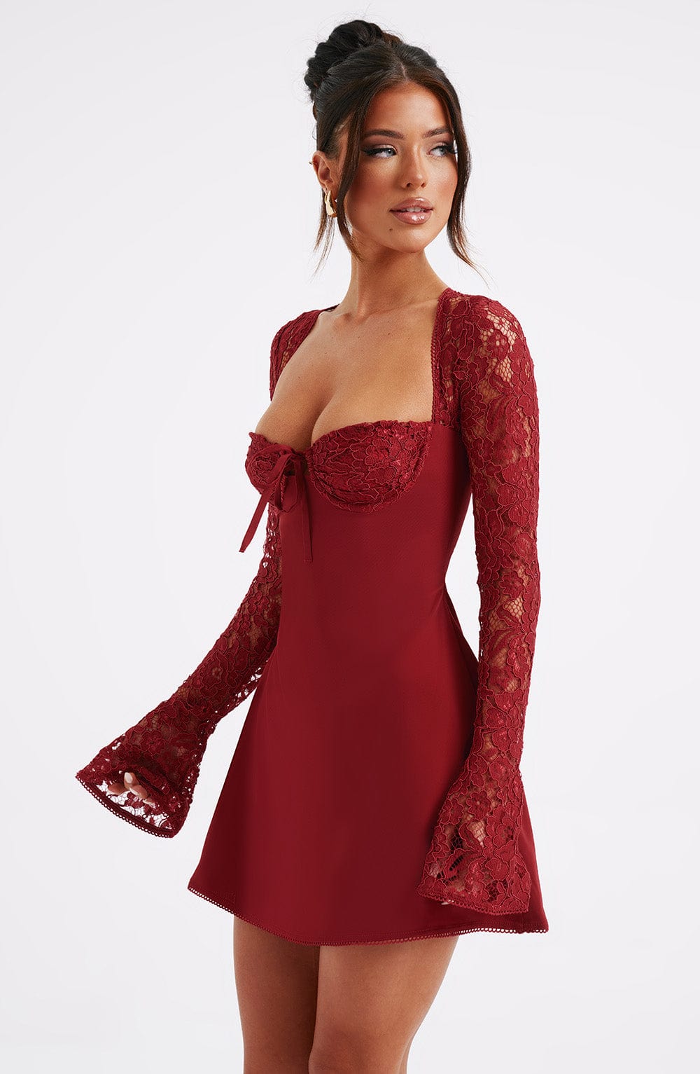 VALENTINA | FLARED MINI DRESS