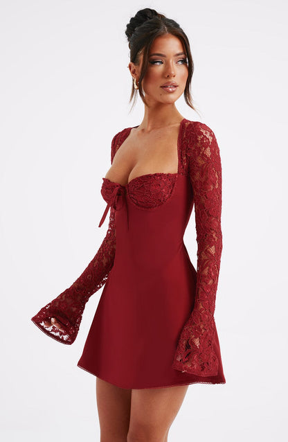 VALENTINA | FLARED MINI DRESS