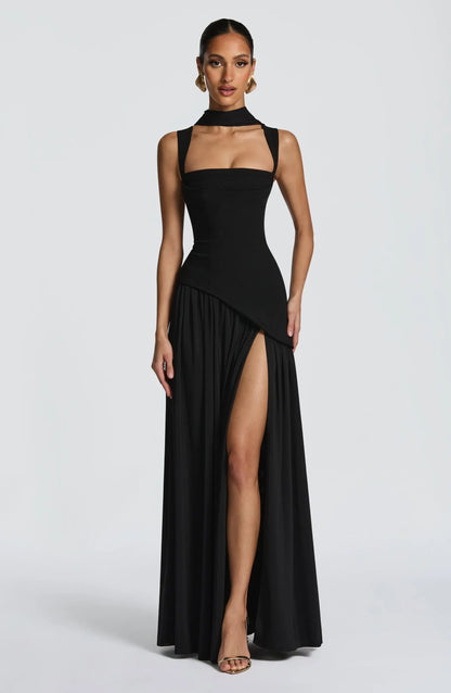 ELSIE | HOMECOMING MAXI DRESS - Black