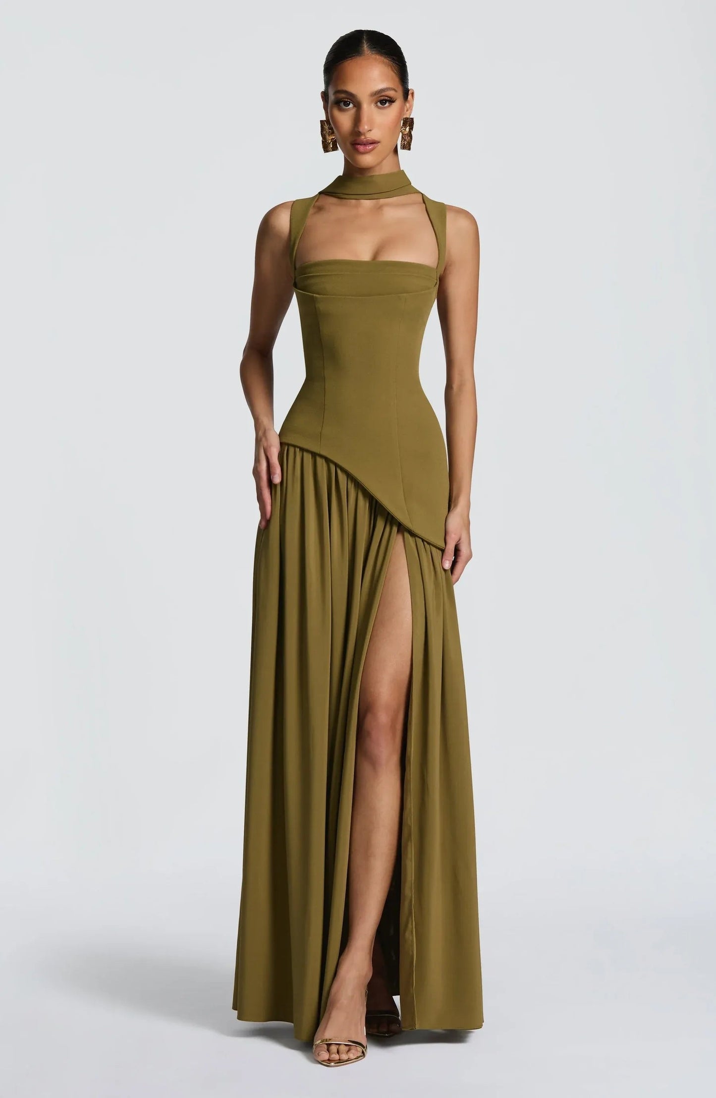 ELSIE | HOMECOMING MAXI DRESS - Green