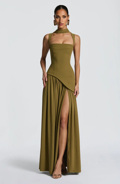 ELSIE | HOMECOMING MAXI DRESS - Green