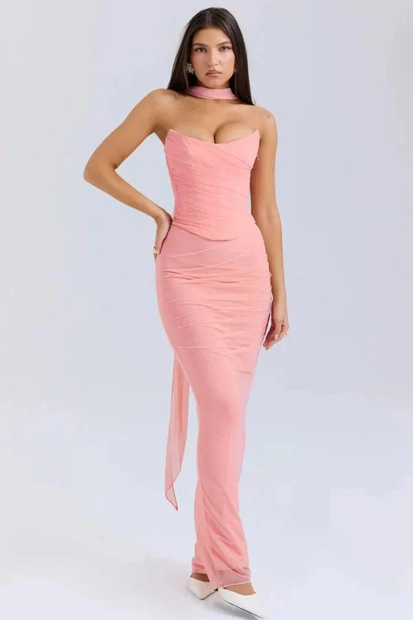 EMBER | STRAPLESS MAXI DRESS
