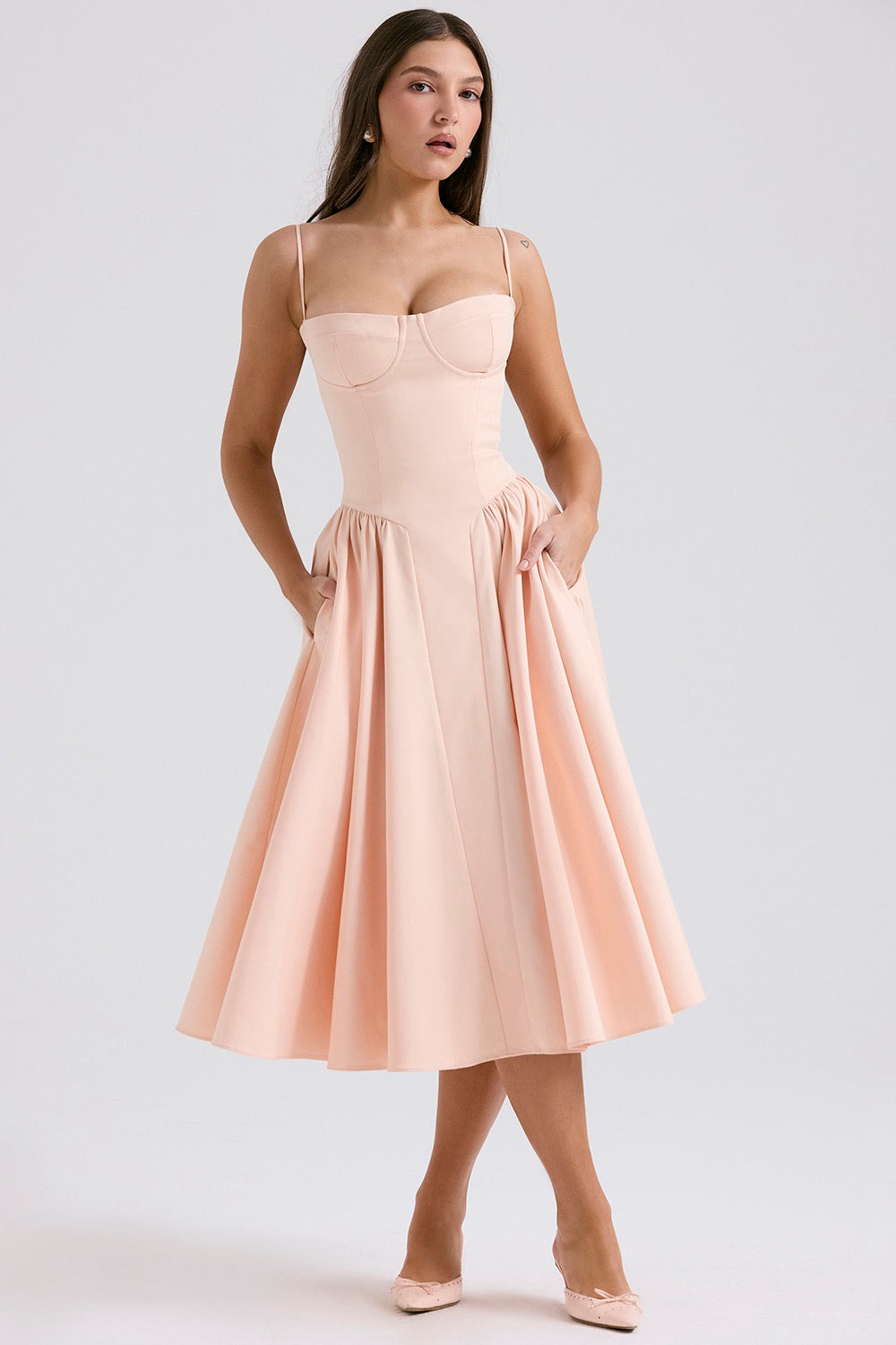 AVALON | CORSET MIDI DRESS