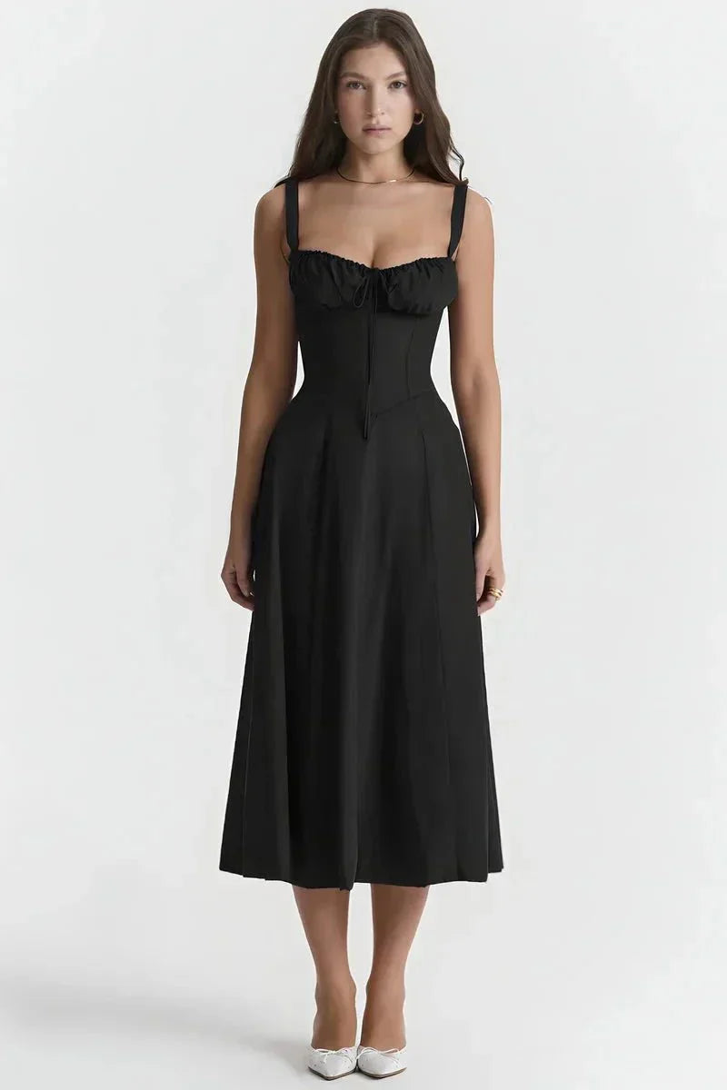 ESMAE | CORSET MIDI DRESS