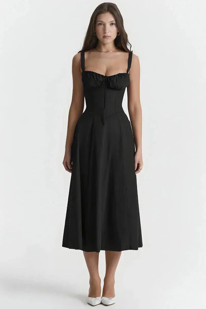ESMAE | CORSET MIDI DRESS