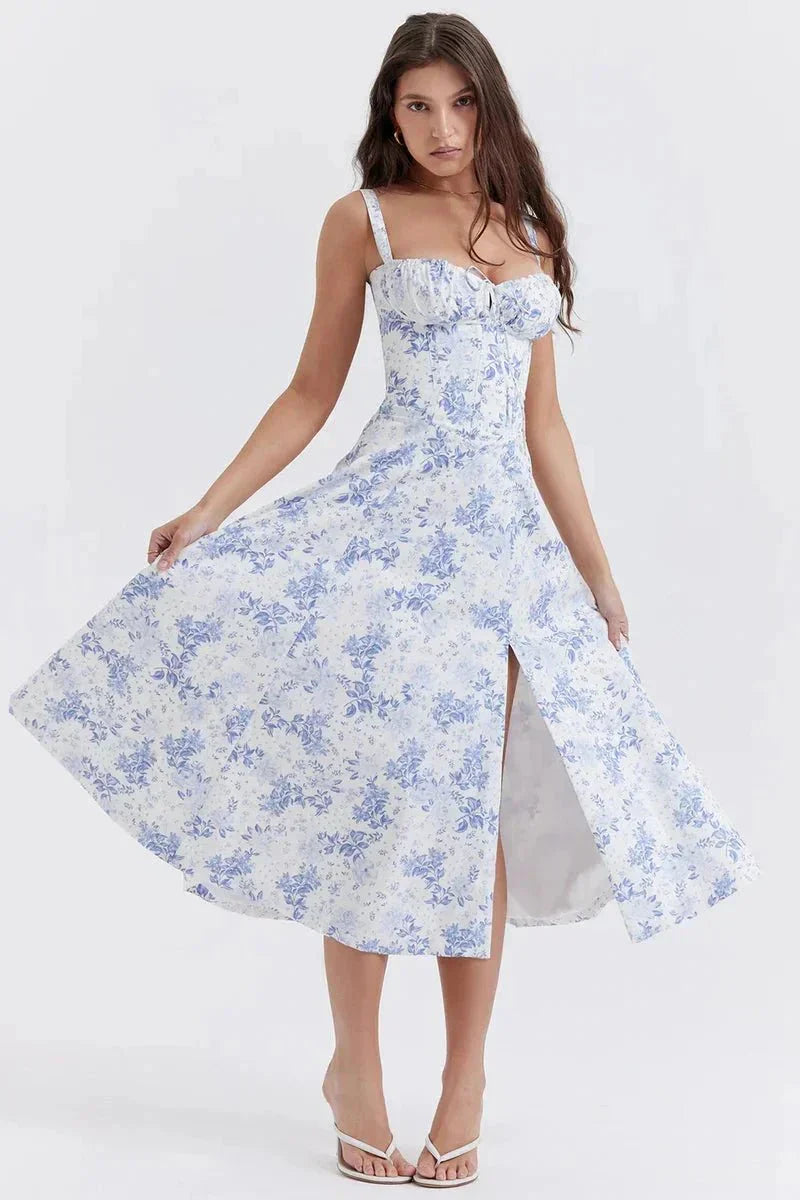 ESMAE | CORSET MIDI DRESS