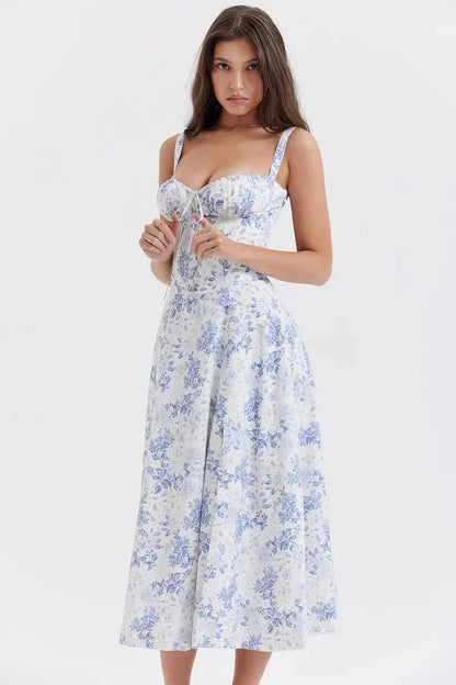 ESMAE | CORSET MIDI DRESS