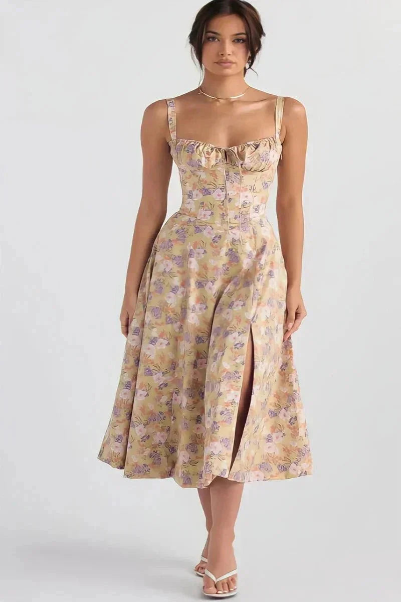 ESMAE | CORSET MIDI DRESS