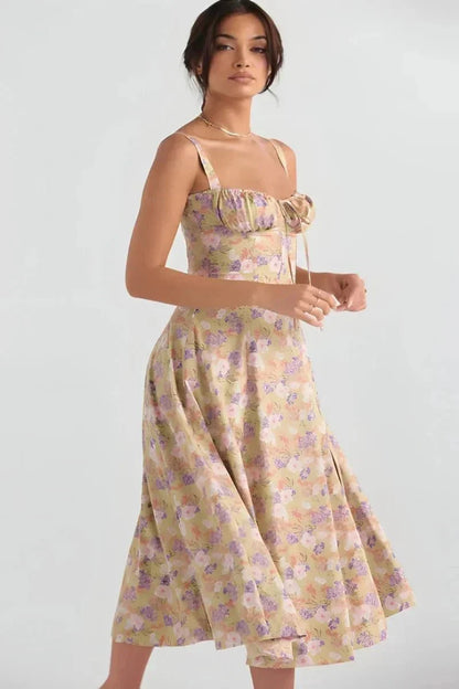ESMAE | CORSET MIDI DRESS