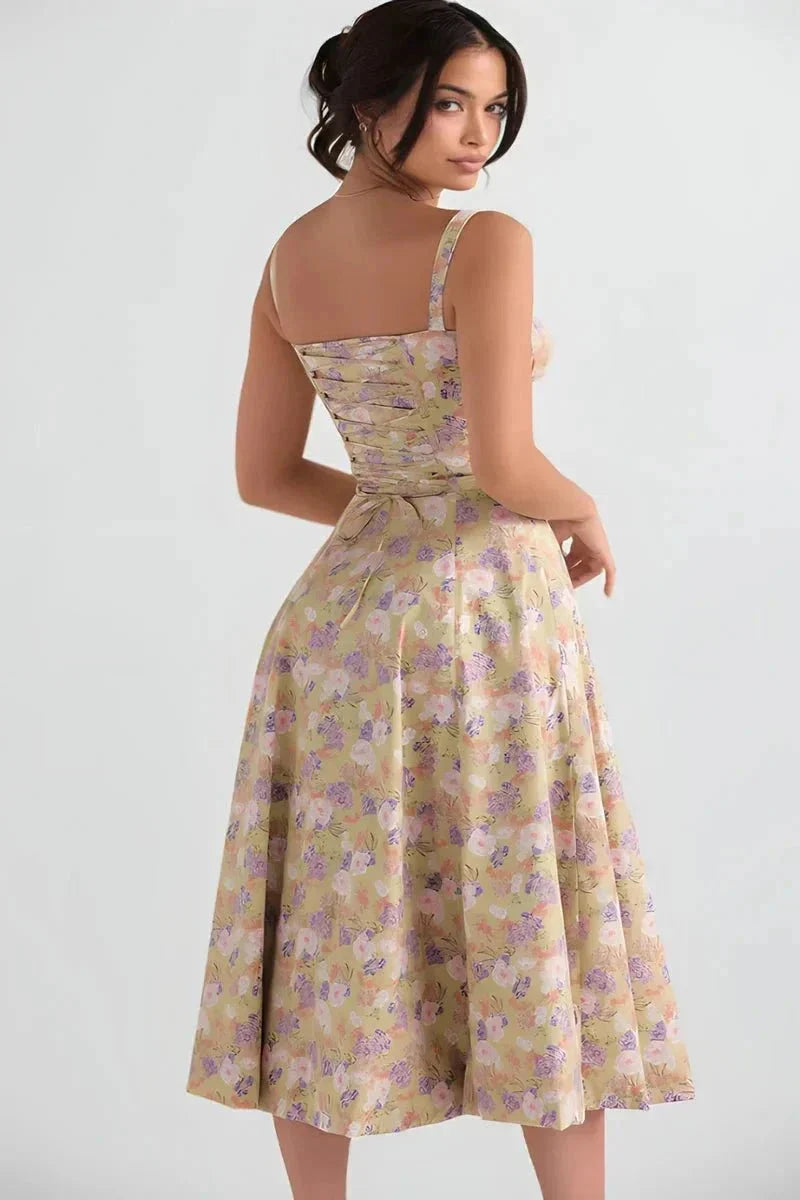 ESMAE | CORSET MIDI DRESS