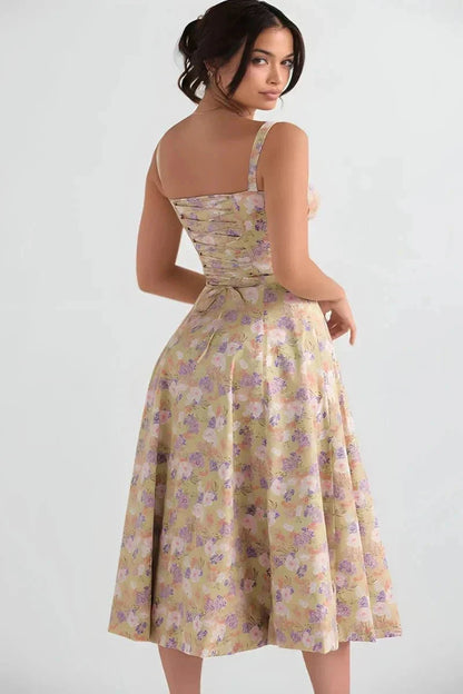 ESMAE | CORSET MIDI DRESS