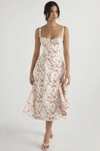 ESMAE | CORSET MIDI DRESS