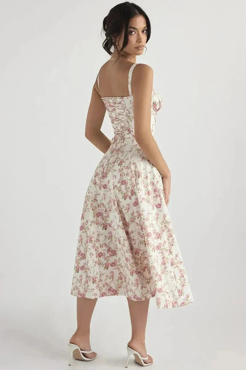 ESMAE | CORSET MIDI DRESS