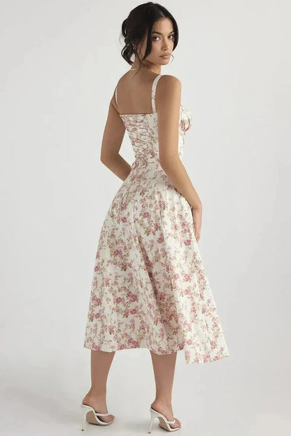 ESMAE | CORSET MIDI DRESS