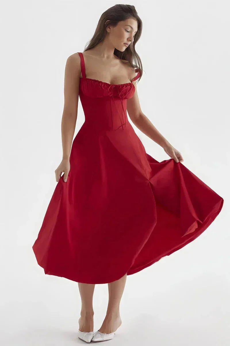 ESMAE | CORSET MIDI DRESS
