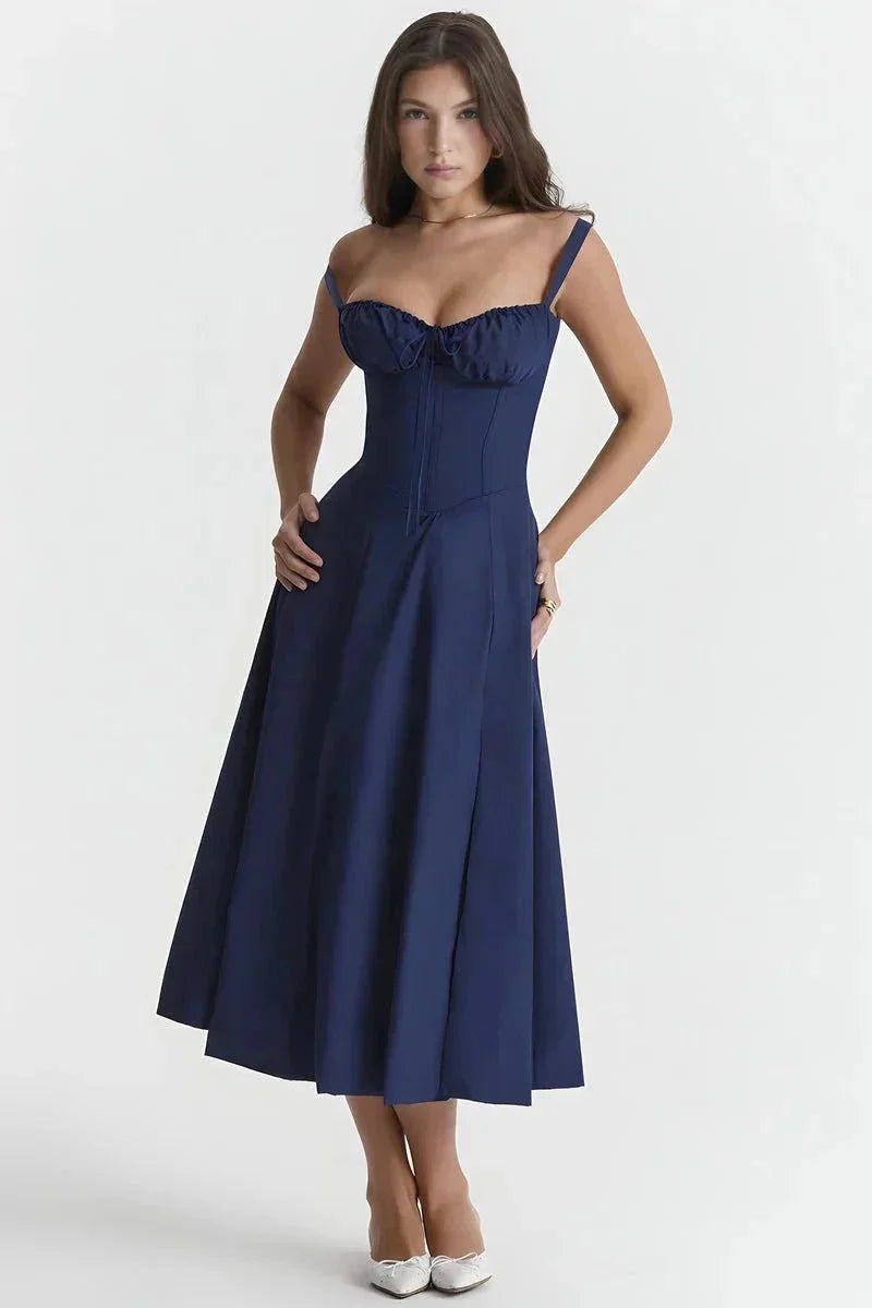 ESMAE | CORSET MIDI DRESS