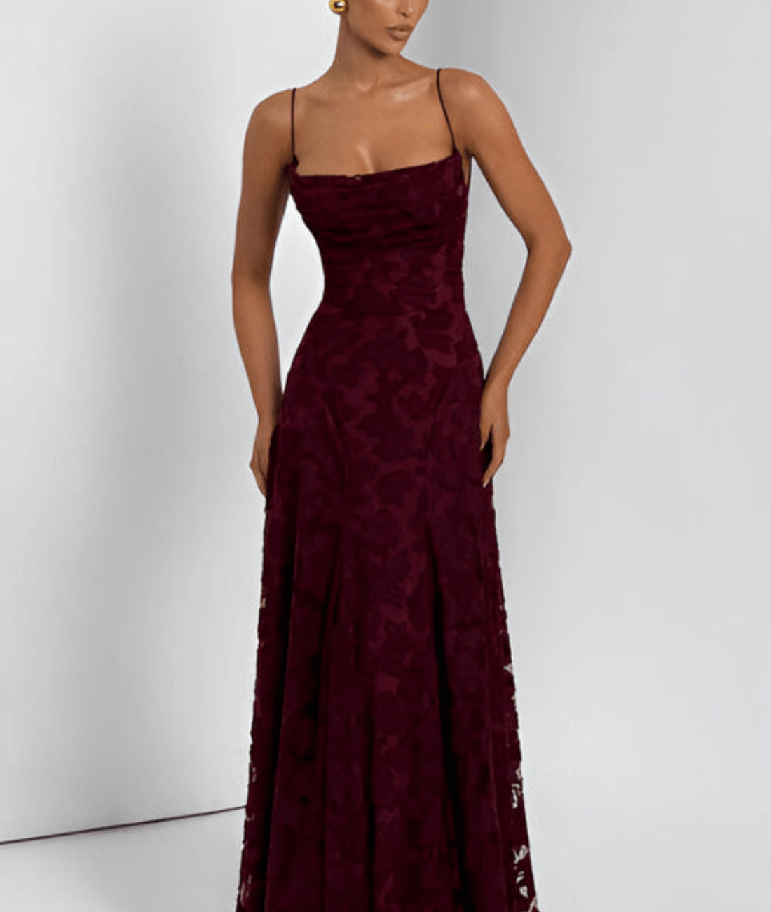 CALLA | MAXI DRESS - Cherry