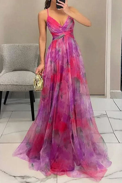 MEILANI | PINAFORE MAXI DRESS - Pink