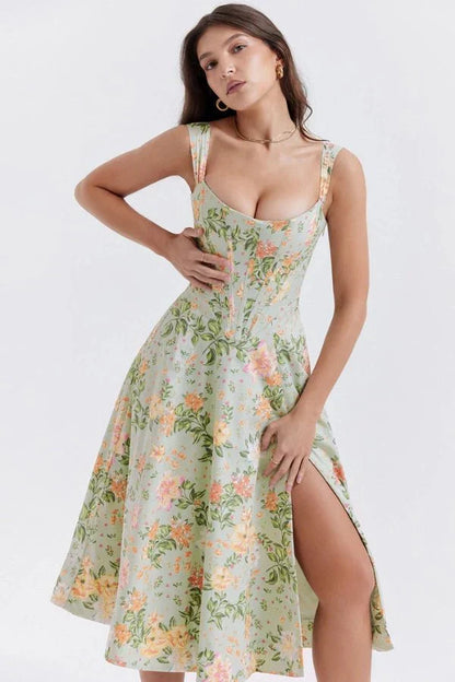 CORALIE | OFF SHOULDER MIDI DRESS