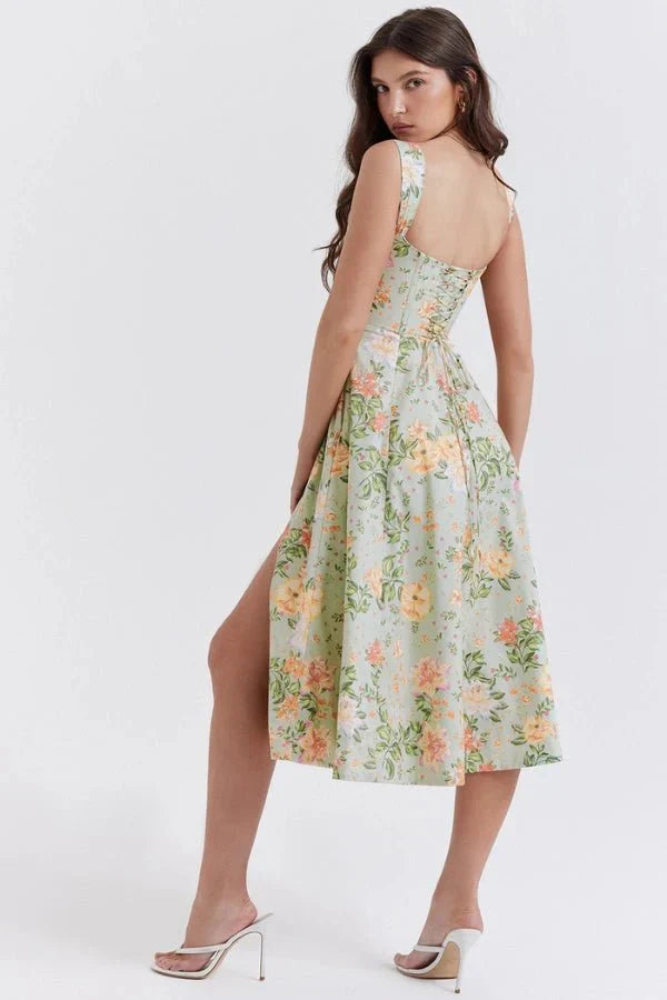 CORALIE | OFF SHOULDER MIDI DRESS
