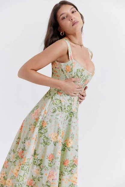 CORALIE | OFF SHOULDER MIDI DRESS
