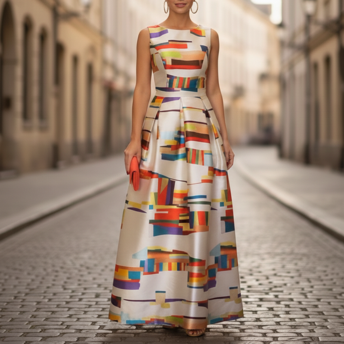 DELPHINE | MAXI DRESS - Multicolor