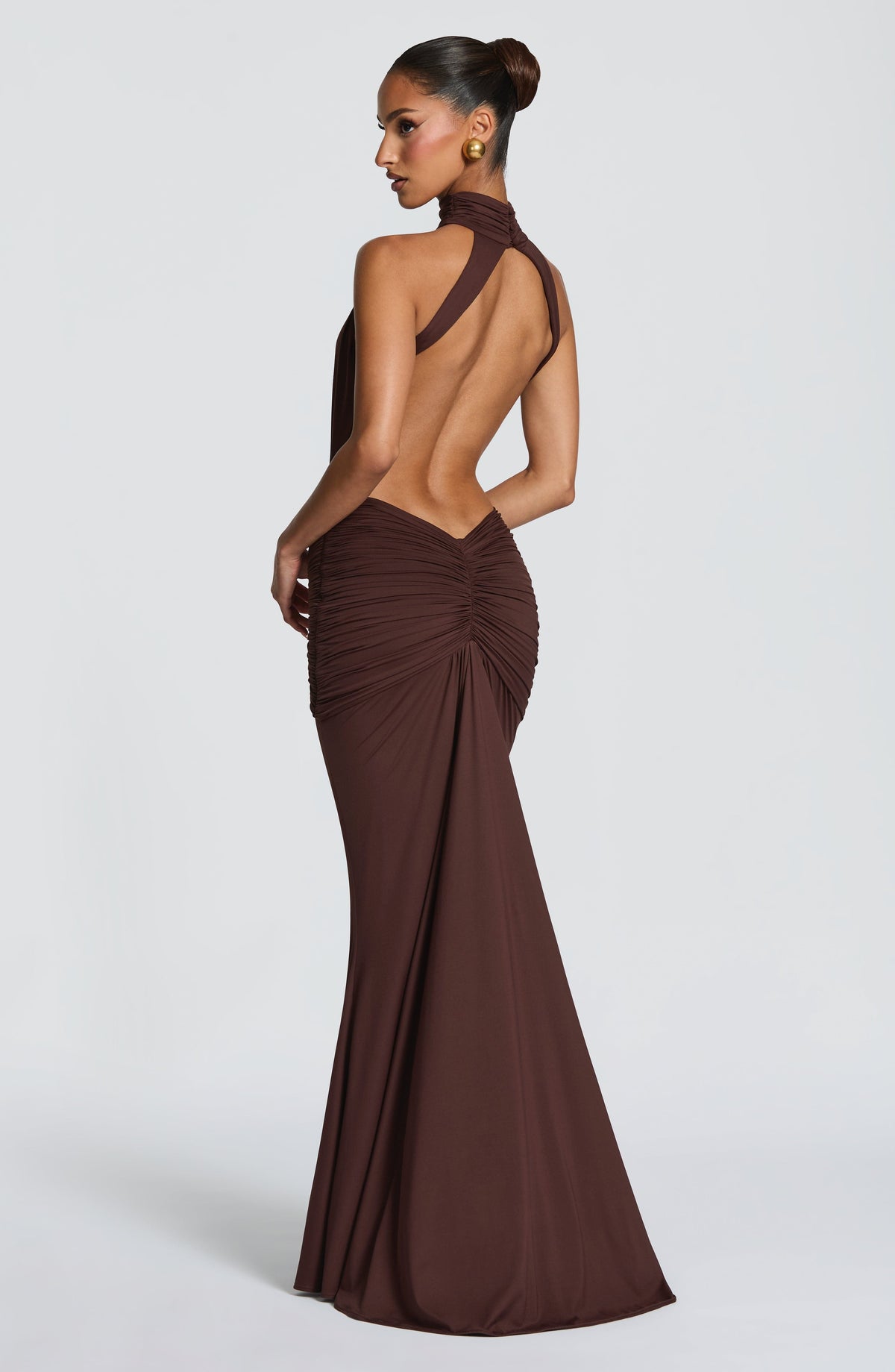 DOVE | HALTER MAXI DRESS