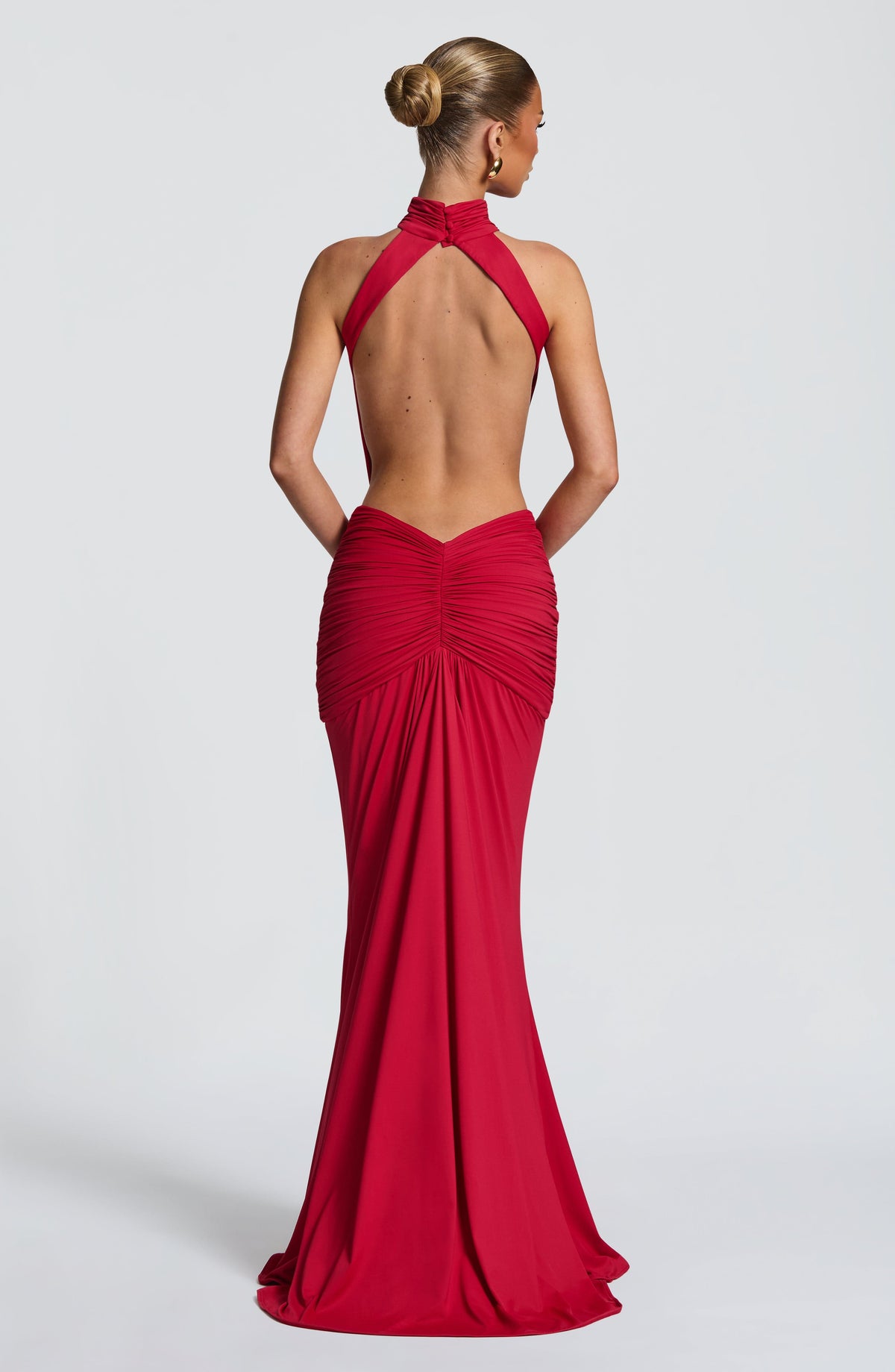 DOVE | HALTER MAXI DRESS